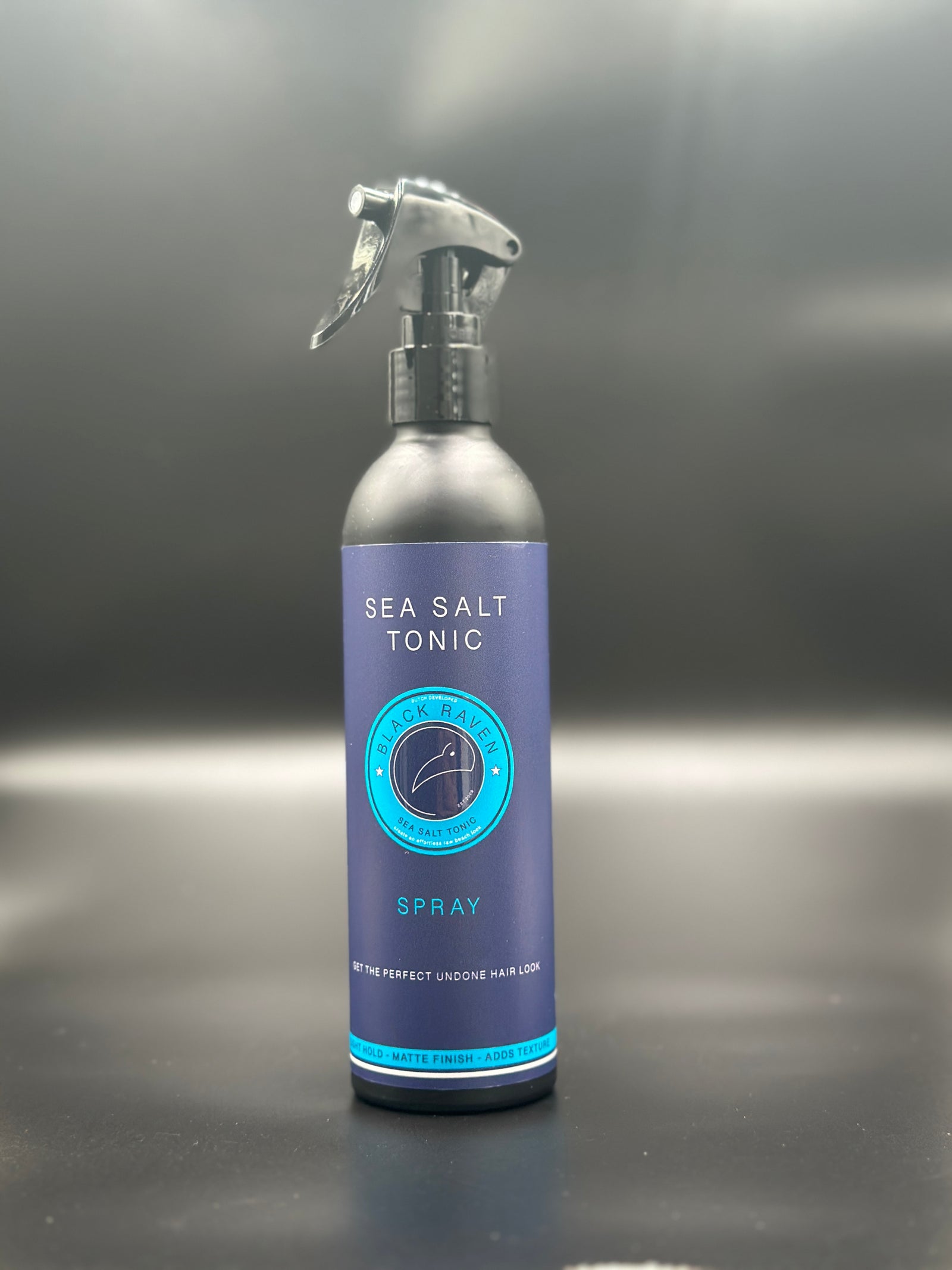 Black Raven Sea Salt Tonic -light hold, matte finish, adds texture- 250ml