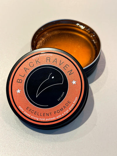 Black Raven Exellent Pomade -strong hold & shiny- 100ml